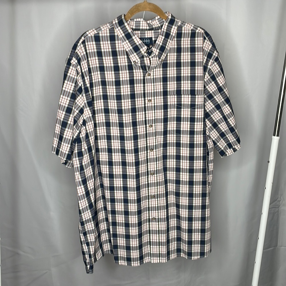 COPY - Harbor Bay Men's 2XL Short Sleeve Button Down Shirt - LIKE NEW CONDITION